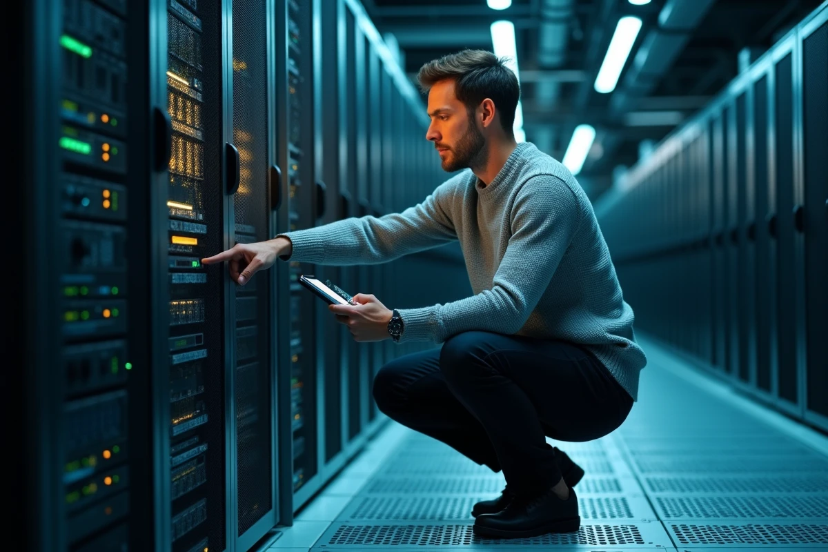 Consultant informatique vérifiant la conformité technique des systèmes d'entreprise face aux nouvelles exigences ACCESS24